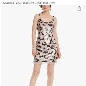 Adriana Papell women Bead Mesh Dress